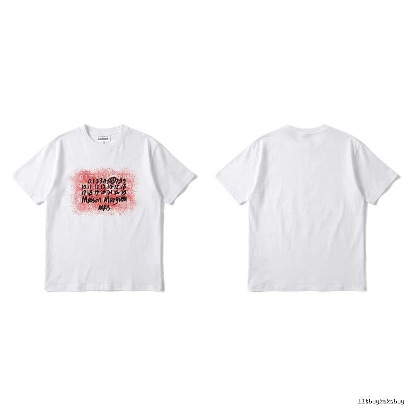 Maison Margiela white T-shirt with digital print