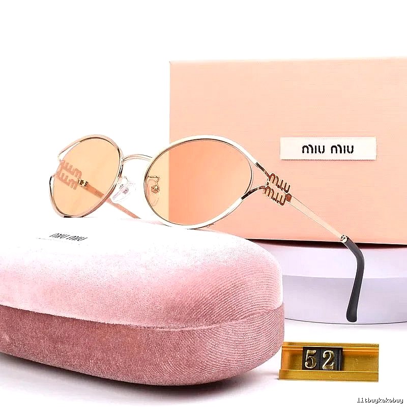 Miu Miu Streetwear Oversized sunglasses Black Oval Sunglasses with Logo Accent