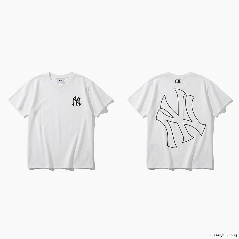 MLB New York Yankees minimalist style white T-shirt