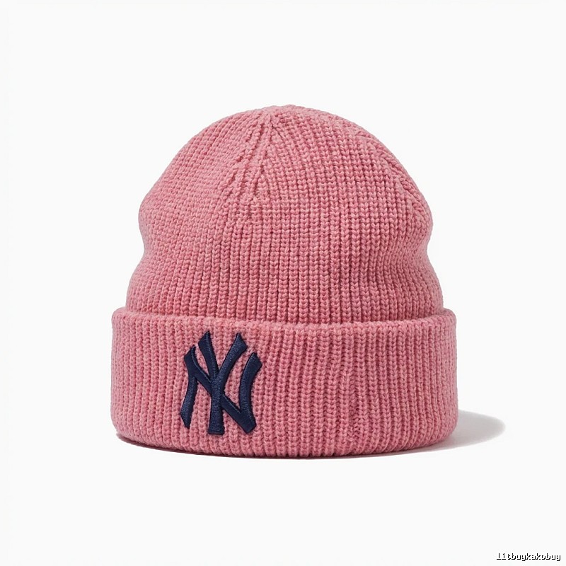 MLB NY Series Pink Knitted Hat