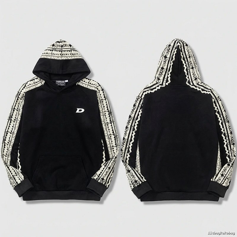 MLB retro style black hoodie