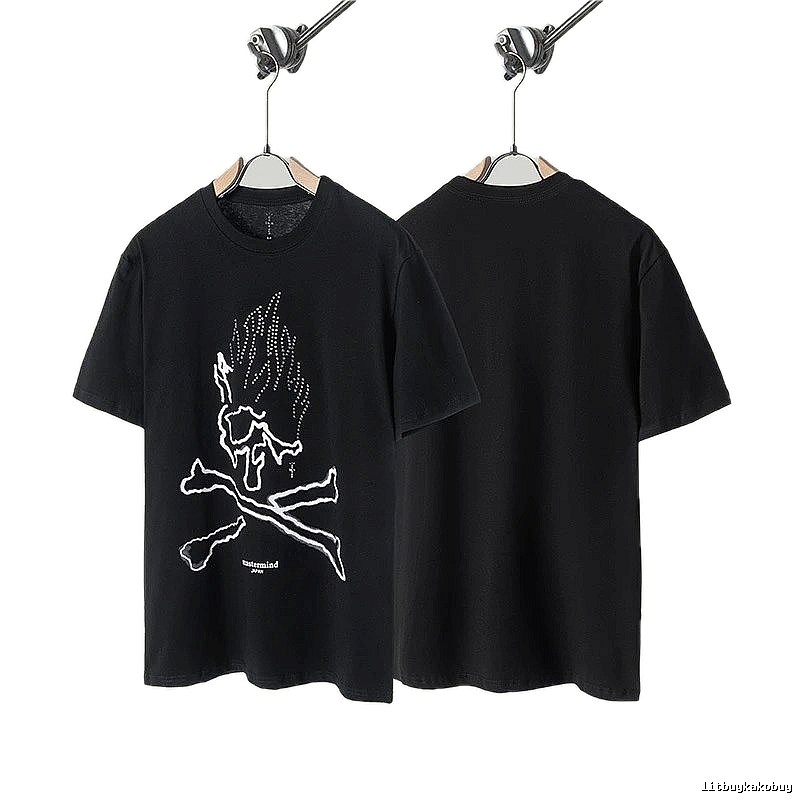 MMJ x Travis Scott Skull Street Style Black T-Shirt