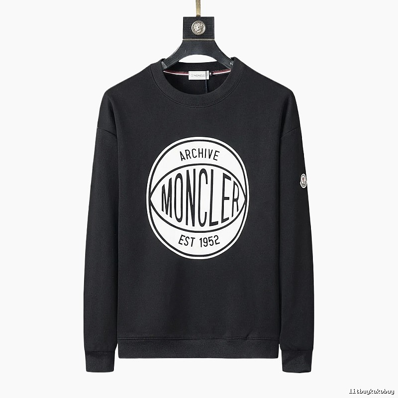 Moncler Archive Retro Style Black Sweatshirt