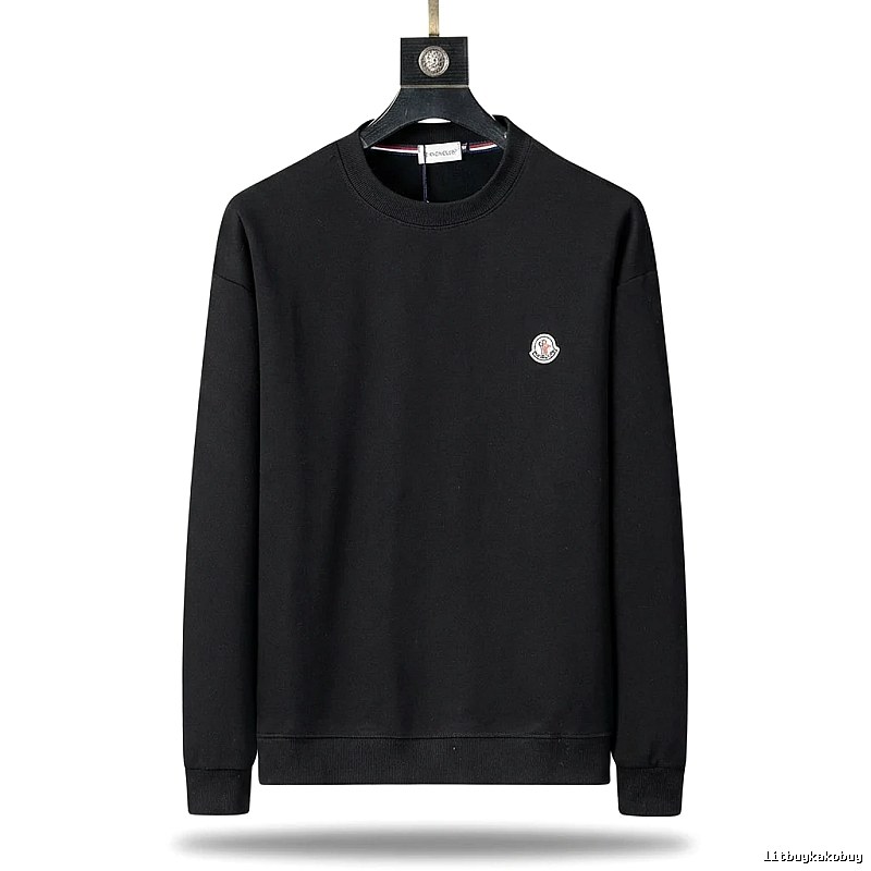 Moncler classic simple black sweatshirt
