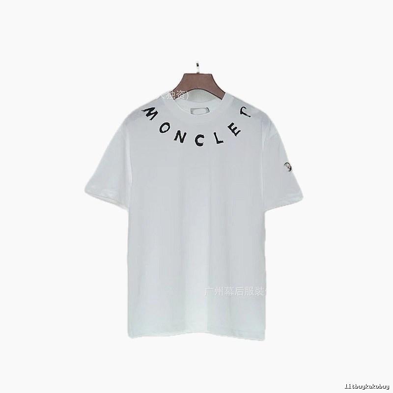 Moncler Graffiti Casual Style White Short-sleeve T-shirt