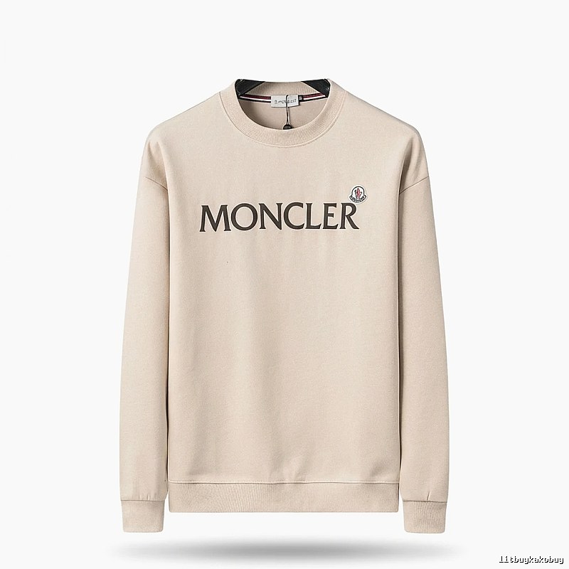 Moncler minimalist beige sweatshirt