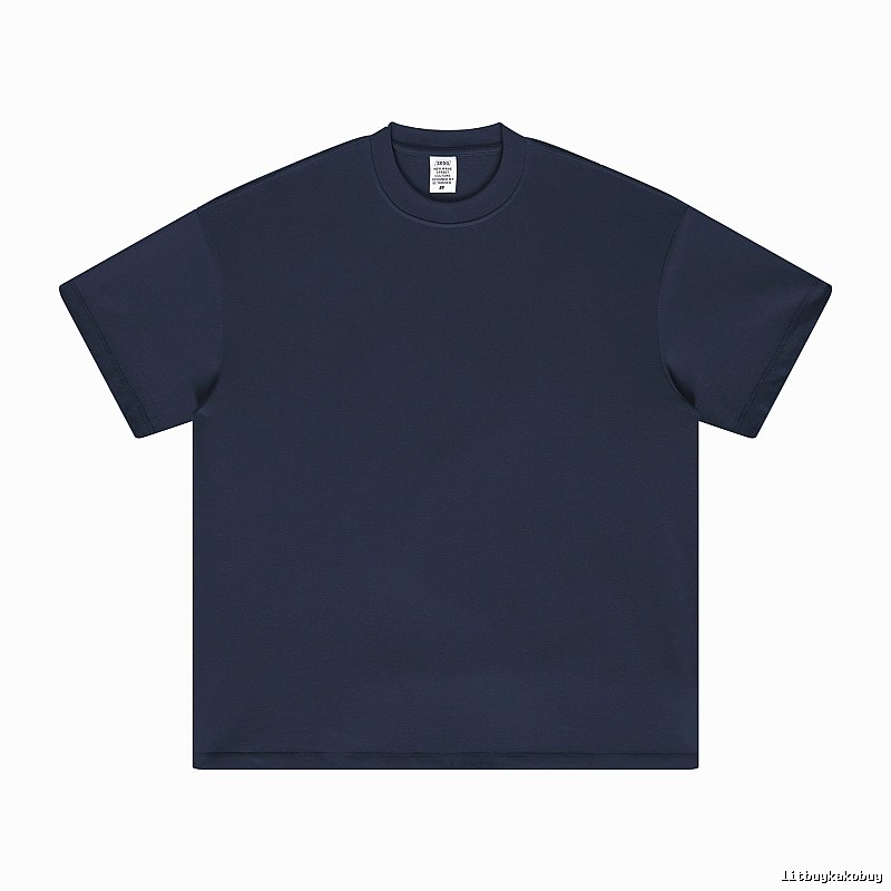 Monogram Plain white T-shirt Minimal White Short for Layered Styling