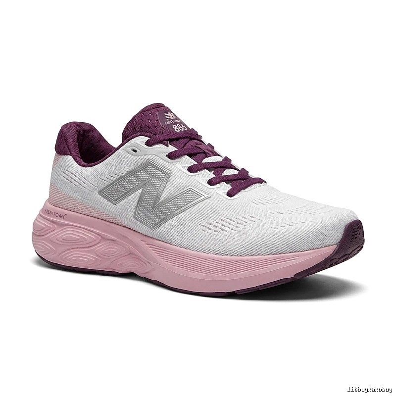 New Balance 880 Fashion Pink and White Running Shoes