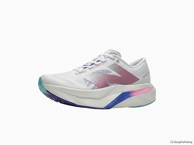 New Balance Trendy Style White and Purple Athletic Shoes