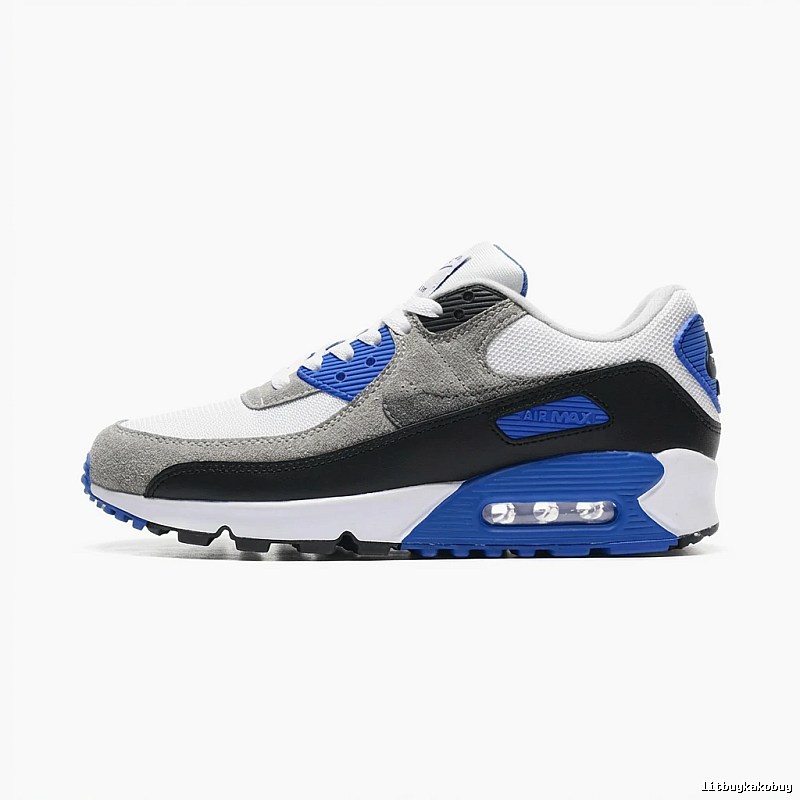 Nike Air Max 90 Blue-Gray-Black Sports Shoes
