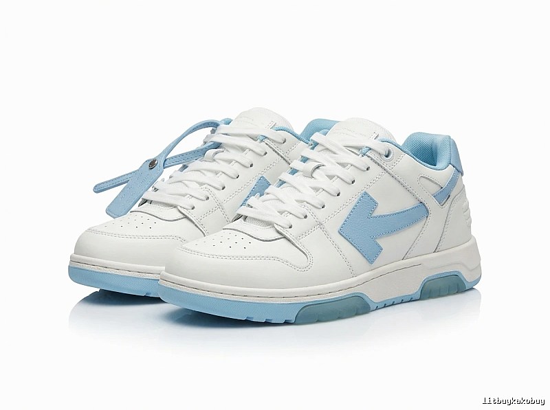 Off-White casual style white and blue sports shoes