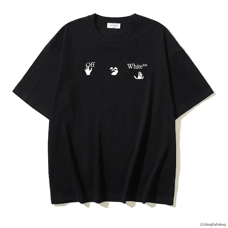 Off-White Gesture Print Style T-shirt