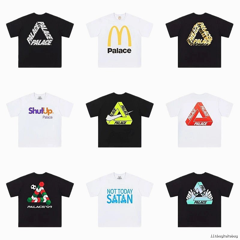 Palace Triangle Series Street Style Multicolor T-shirt