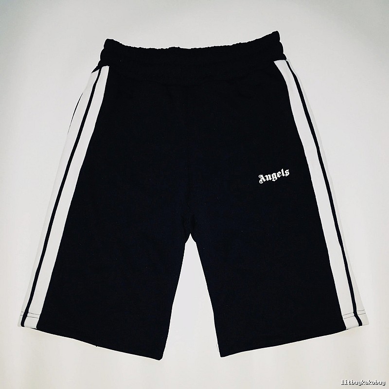 Palm Angels Classic Track shorts Black Side Stripe for Daily Styling