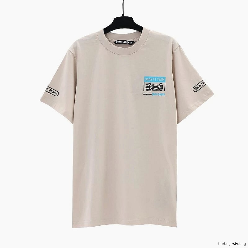 Palm Angels Daily Logo T-shirt White Palm Tree for City Outfits