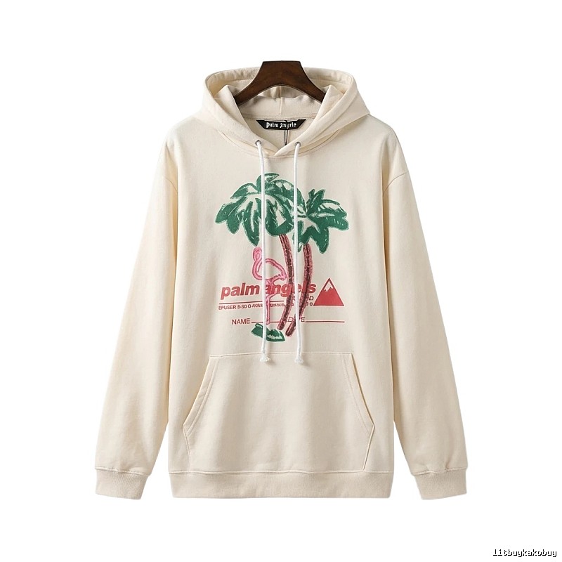 Palm Angels Printed Casual Hoodie