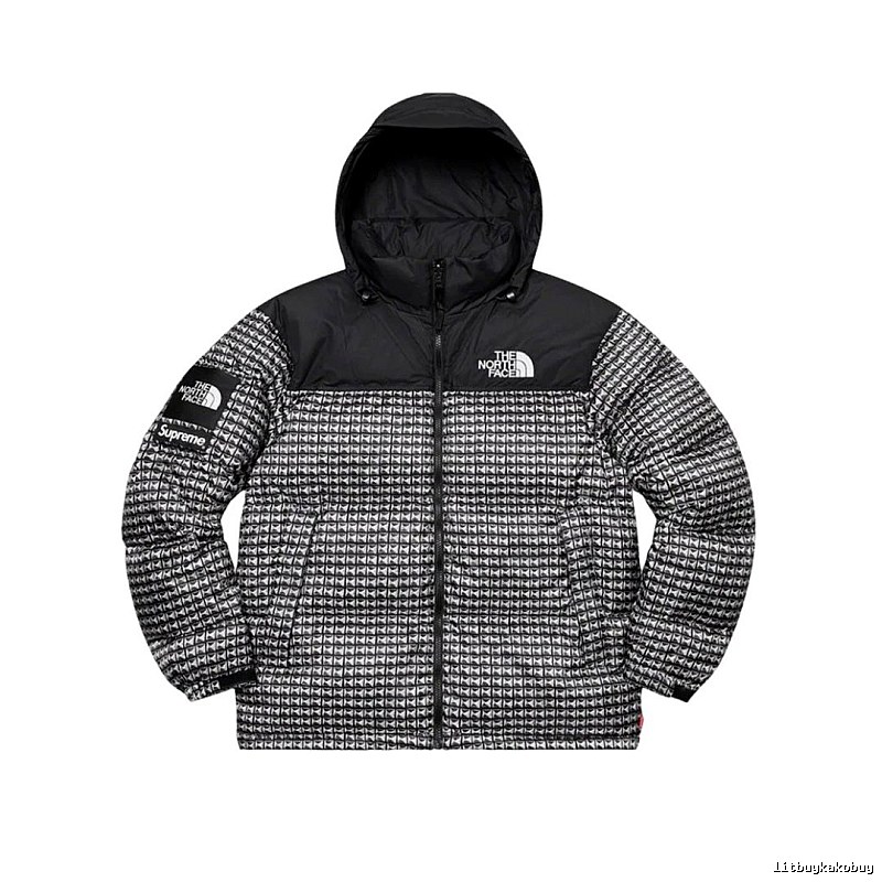 Pattern Logo The North Face Puffer Jacket for Photo Ready Looks