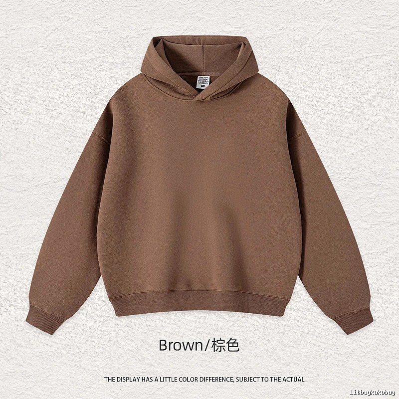 Patterned Blank pullover hoodie Black Minimal A with Polished Detail