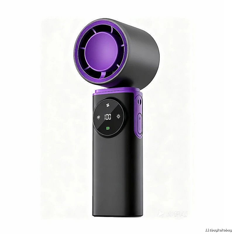 Personal Handheld Cooling Fan For Compact Cooling Gray Basic Version