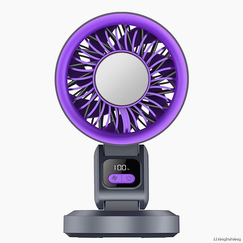 Quick Cooling Desktop Cooling Fan Gray Cold-compress Version