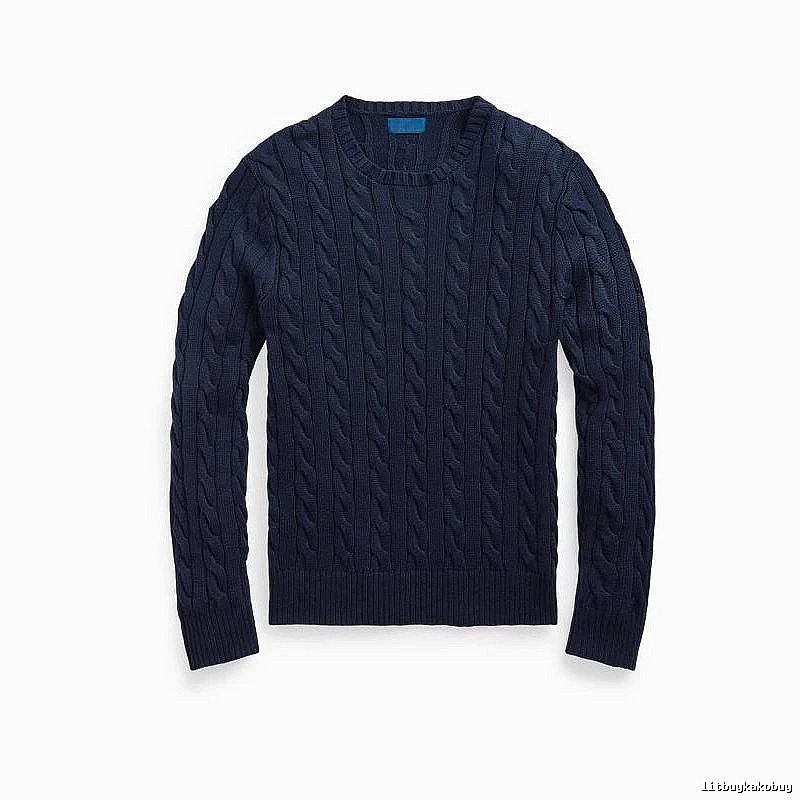 Ralph Lauren Daily Cable-knit sweater Navy Cable Knit for City Outfits