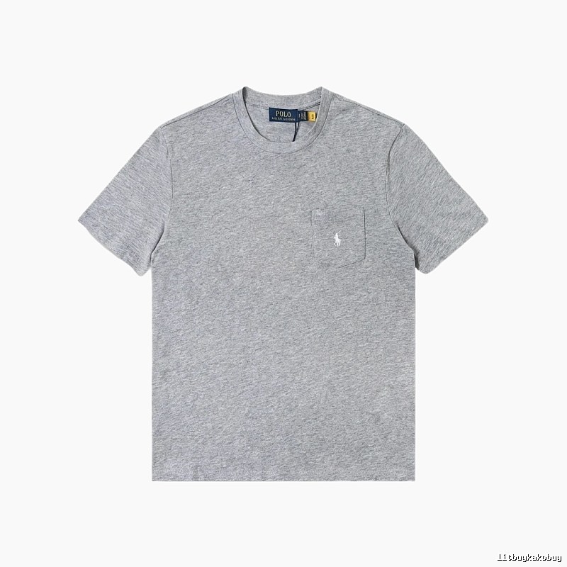 Ralph Lauren minimalist style grey T-shirt