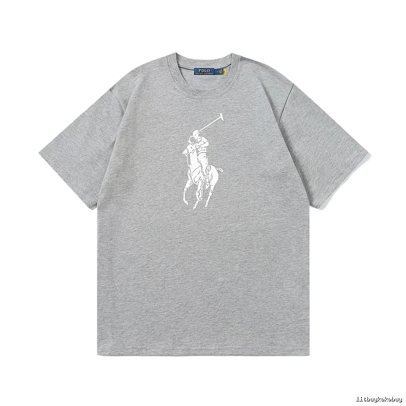 Ralph Lauren Polo-style grey T-shirt