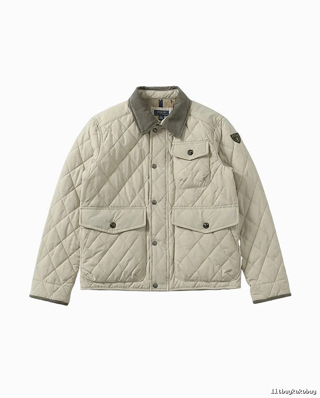 Ralph Lauren quilted retro-style cotton jacket