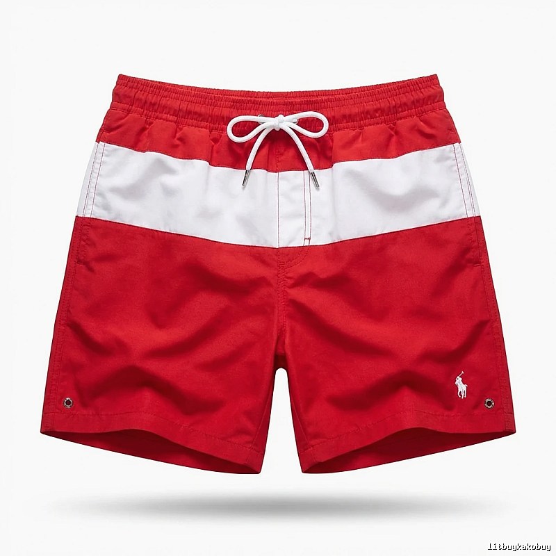 Ralph Lauren red and white color - block shorts