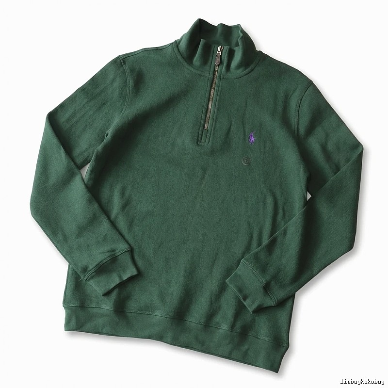 Ralph Lauren retro style dark green sweatshirt