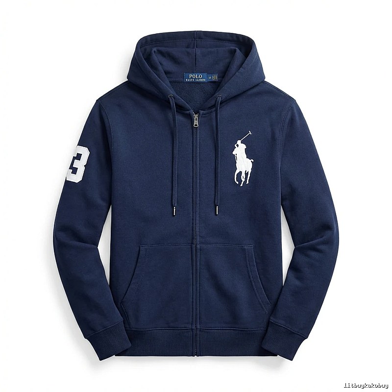 Ralph Lauren sporty dark blue hoodie