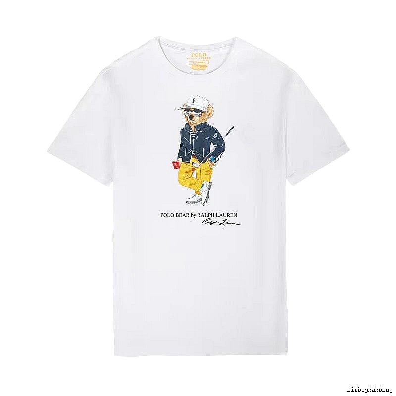 Ralph Lauren white T-shirt with bear print