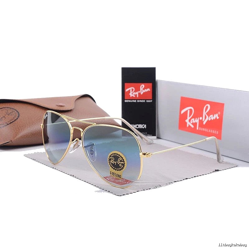 Ray-Ban Lightweight Aviator sunglasses Gold Tone Sunglasses for Gift Ideas