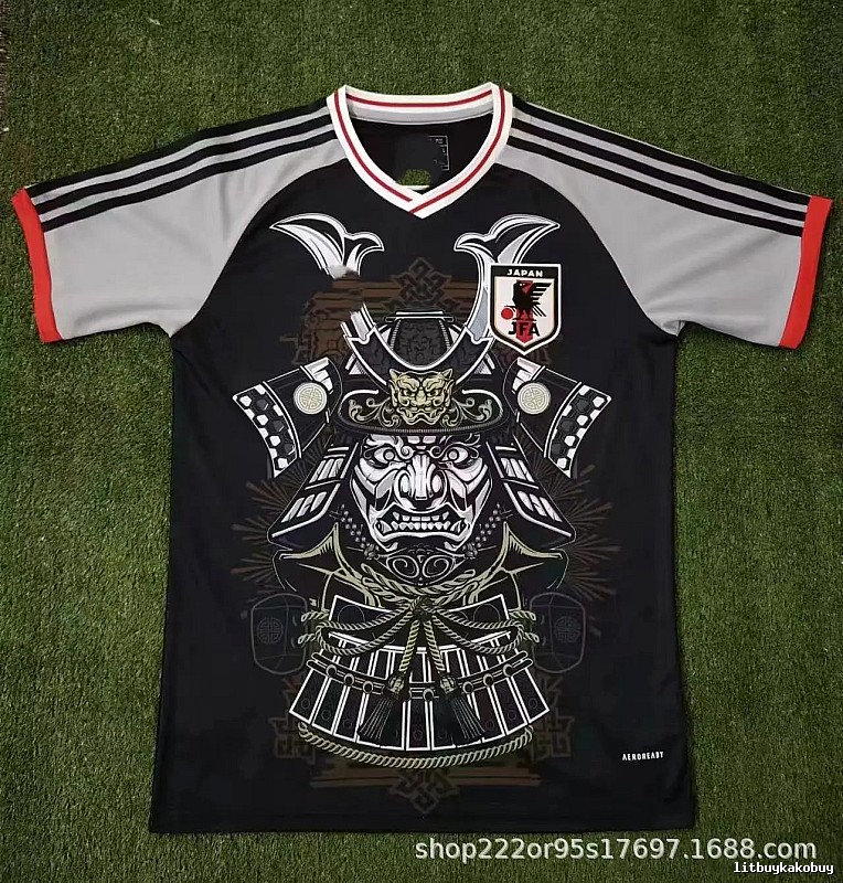 Real Madrid Black Dragon Soccer Jersey Clean Finish