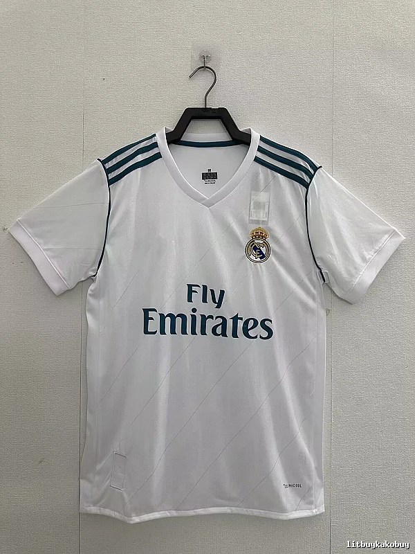 Real Madrid Daily Retro Teka soccer jersey White Retro Football with Visual Detail