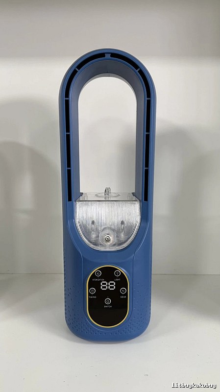Rechargeable Misting Bladeless Fan For Desk Cooling Bladeless