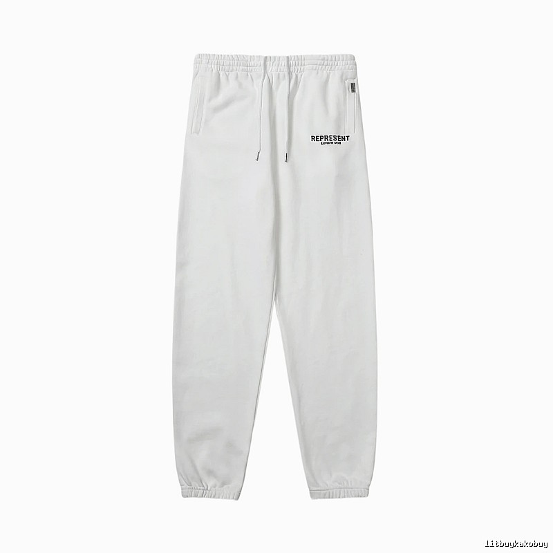 REPRESENT Basic White Sweatpants