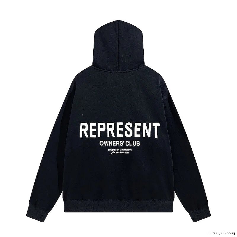 Represent Classic Owners Club hoodie Navy Large Represent for Daily Styling