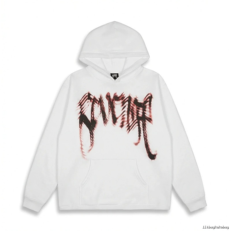 Revenge Gothic Style White Hoodie