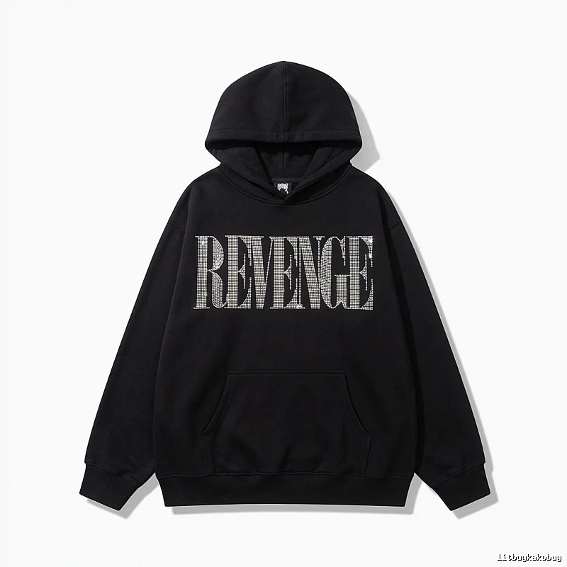 Revenge Letter Wind Black Hoodie