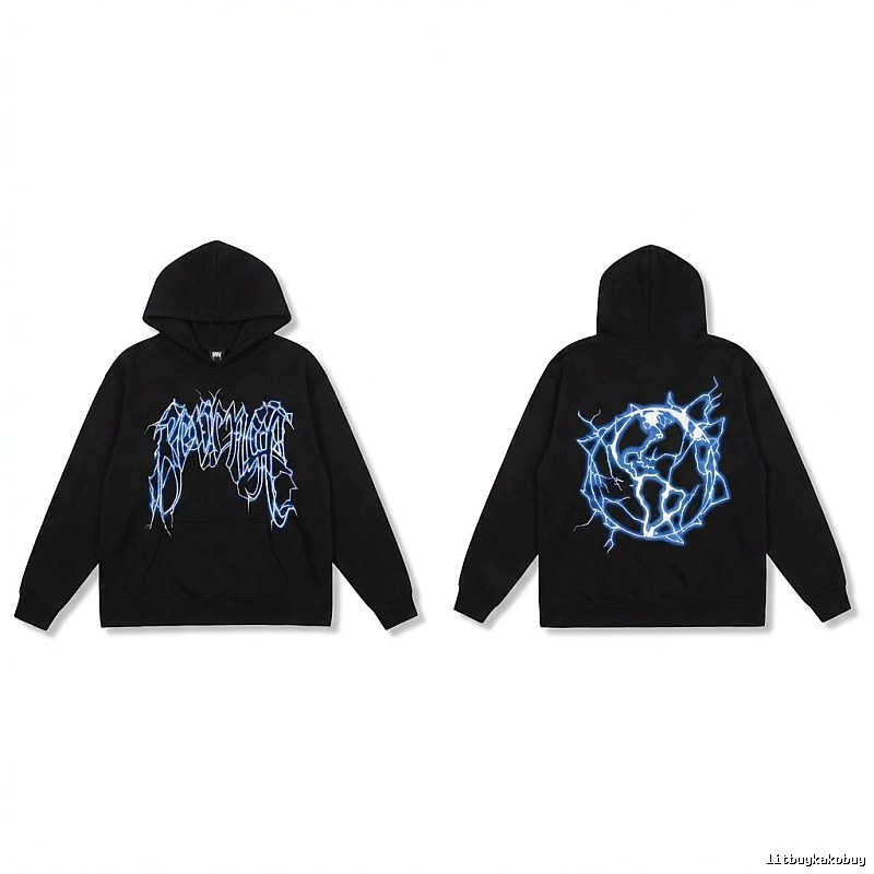 Revenge Lightning Wind Black Hoodie