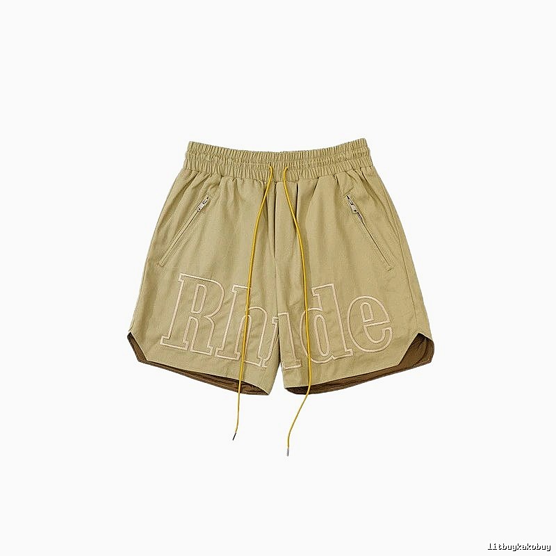 RHUDE casual khaki shorts