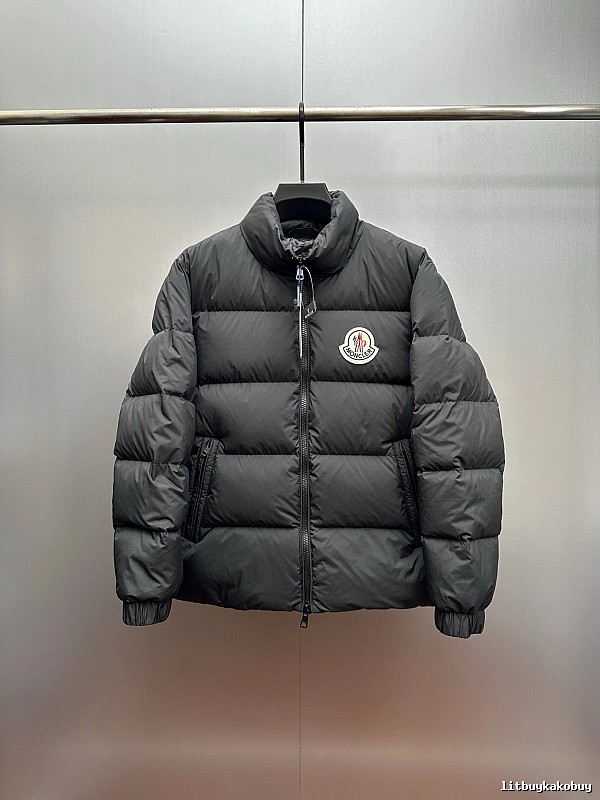 Short Puffer Jacket with Badge Detail from Moncler