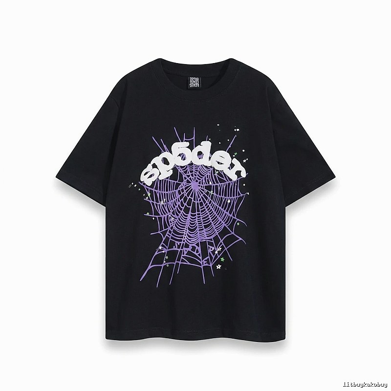 Sp5der Spider Web Dark Style T-shirt