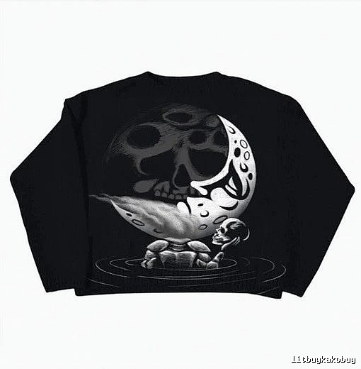 Sport Anime graphic sweater Black Knit Top for Warm Weather