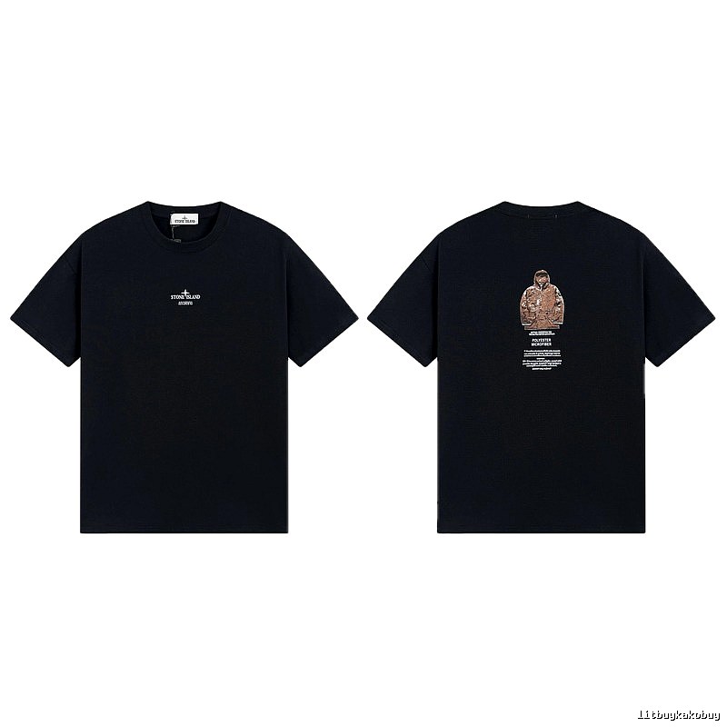 Stone Island Archive Series Street Style Black T-Shirt
