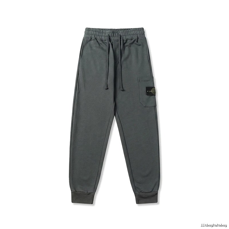 Stone Island workwear style dark grey sweatpants
