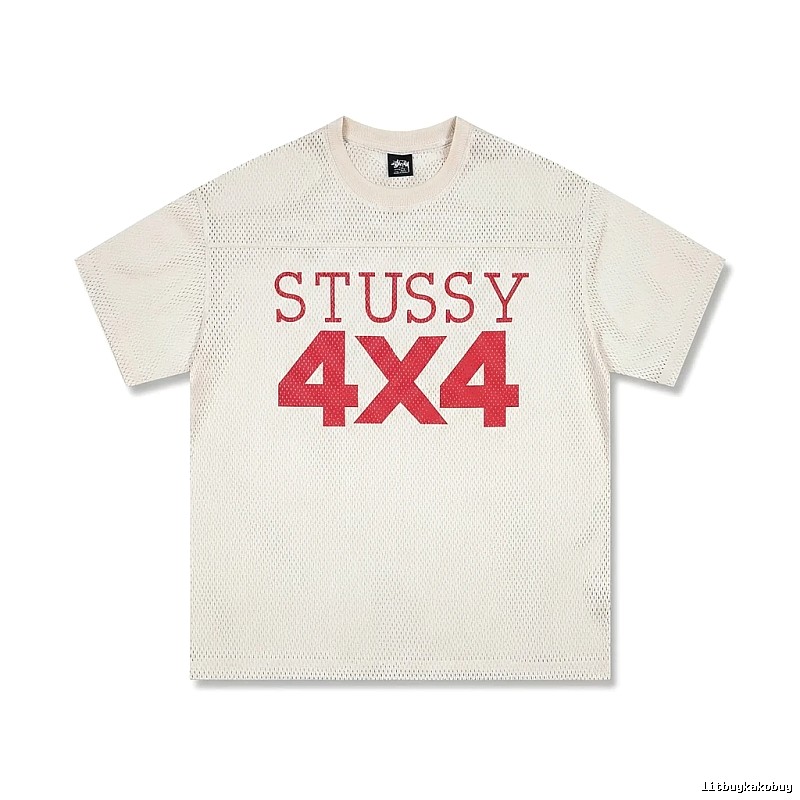 Stussy 4X4 Retro Style White T-shirt