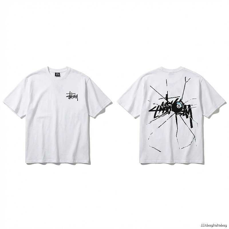 Stussy 8 Ball Style White T-shirt