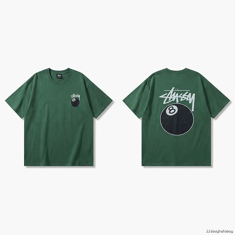 Stussy Black Eight Series Trendy and Cool Style T-shirt